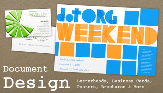 Document Design: Letterheads, Business Cards, Posters, Brochures, and More